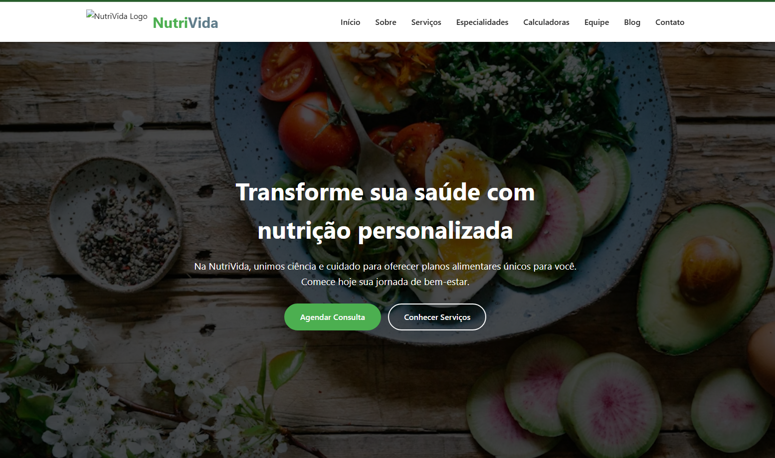Site de Nutricionista