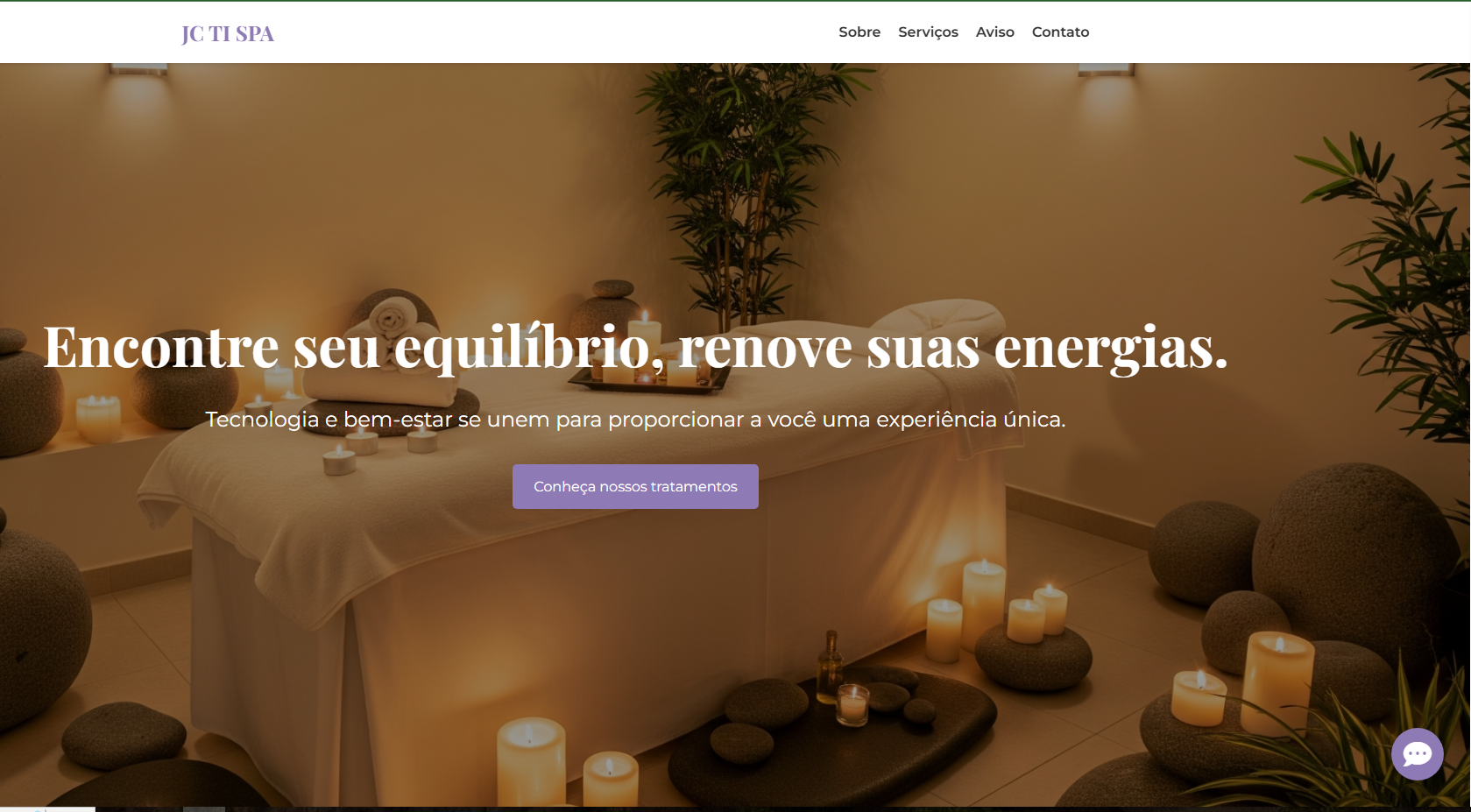 Site de Spa e Bem-Estar